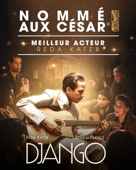 Django, nommé dans la catégorie « meilleur acteur » des César 2018 !
